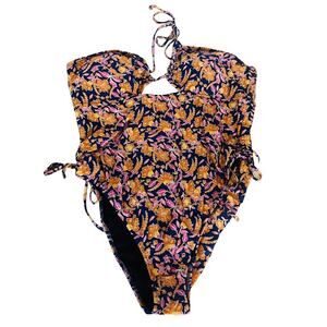 J Crew Halter Cutout One Piece Swimsuit‎ Size 24 NWT